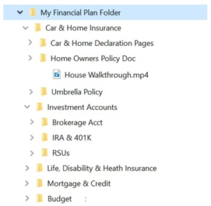 Financial File Cabinet